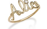 anello nome,lettere,anelli personalizzati