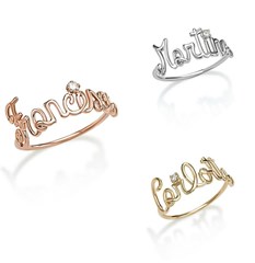 anelli nome,anelli oro nome personalizzato